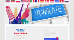 Desktop Screenshot of kontekst-lodz.com.pl