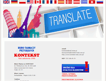 Tablet Screenshot of kontekst-lodz.com.pl